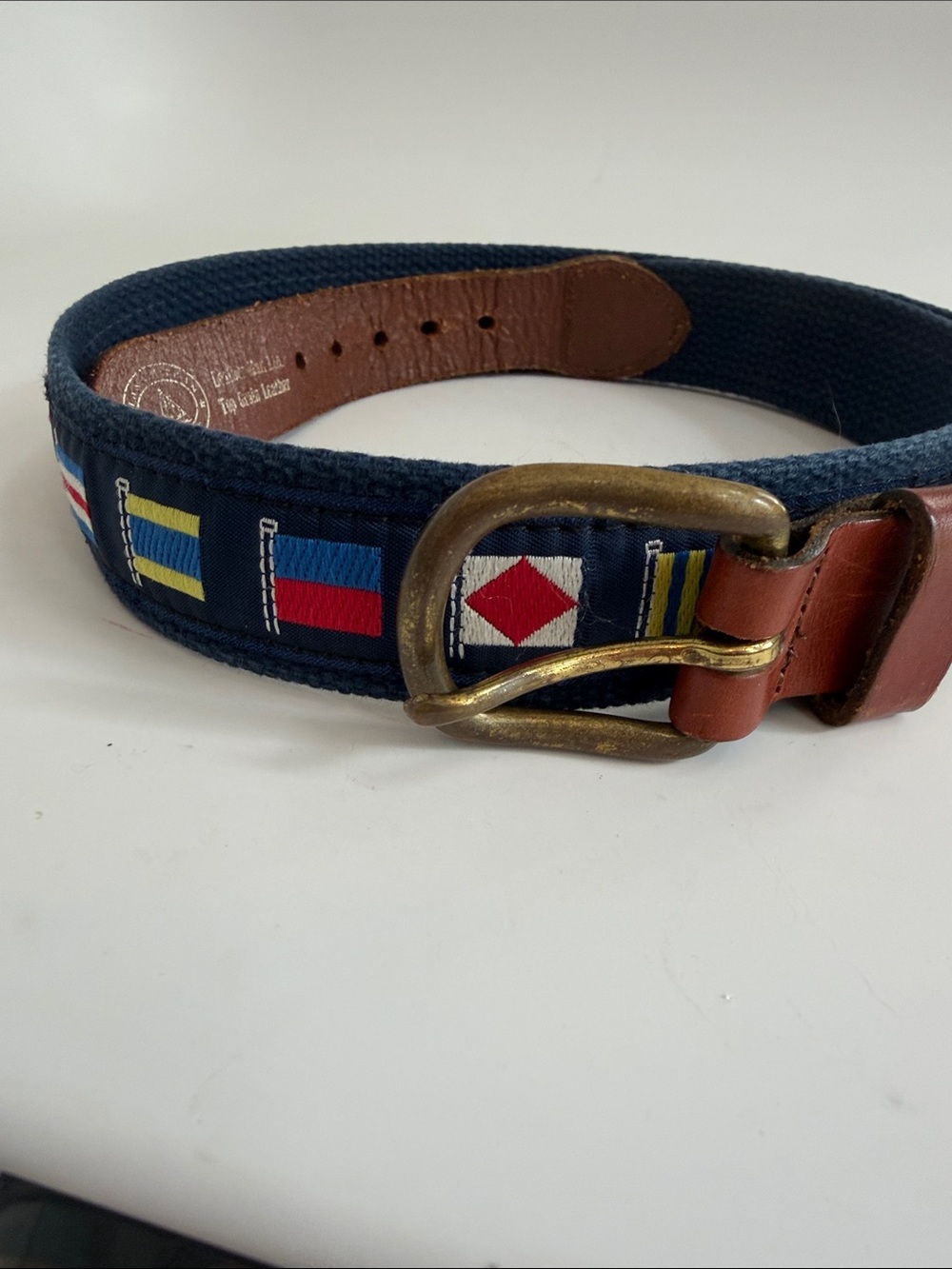 Leatherman blue flags size 32 belt
